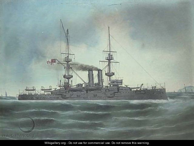 H.M.S. Vengeance in Chinese waters - Cambodian School