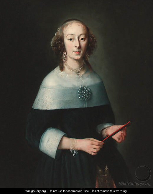 Portrait of a lady - (after) Adriaen Hanneman