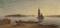 La tour de Liandre, Constantinople - Charles Théodore Frère