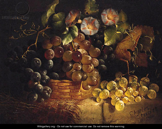 Grapes in a Basket - Charles Stuart