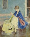 Blue Kimono - Charles Webster Hawthorne