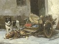 Les chiens se reposent - Charles van den Eycken