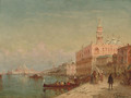 Before the Doge's Palace, Venice - Charles Clement Calderon