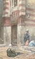 Prayers at the mosque - Charles Wilda