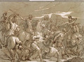 A Battle Scene - Charles-Louis Chron