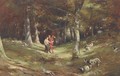 The jester and the shepherdess - Charles Martin Hardie