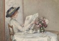 Afternoon tea recto and an oil sketch of a bird's nest verso - Charles MacIvor or MacIver Grierson
