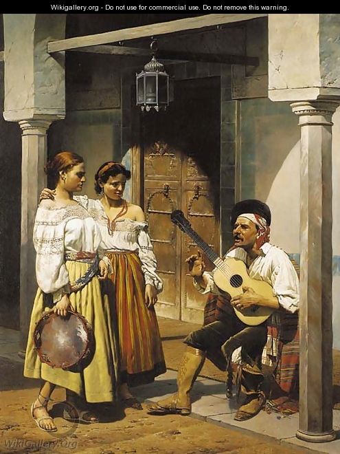 Andalucian musicians - Charles Louis Porion