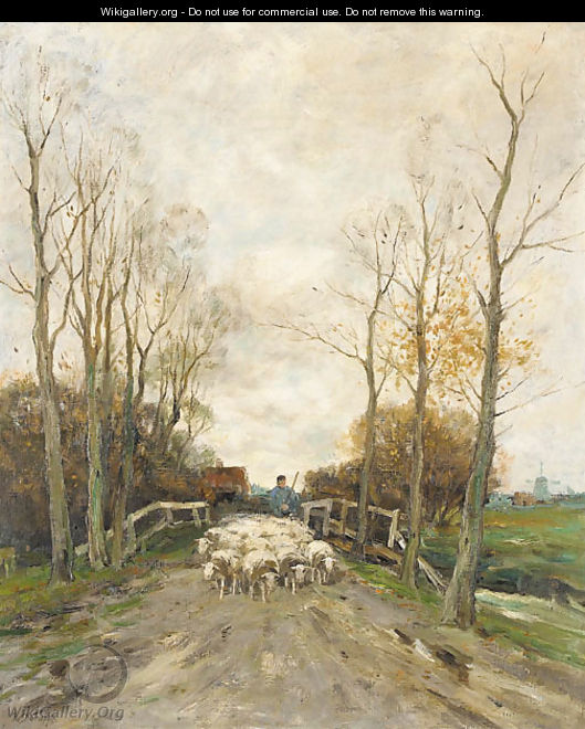 Bringing the Sheep Home - Charles Paul Gruppe