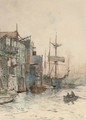 On the Thames - Charles Edward Dixon