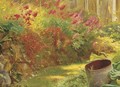 Sunlit garden - Charles Ernest Butler