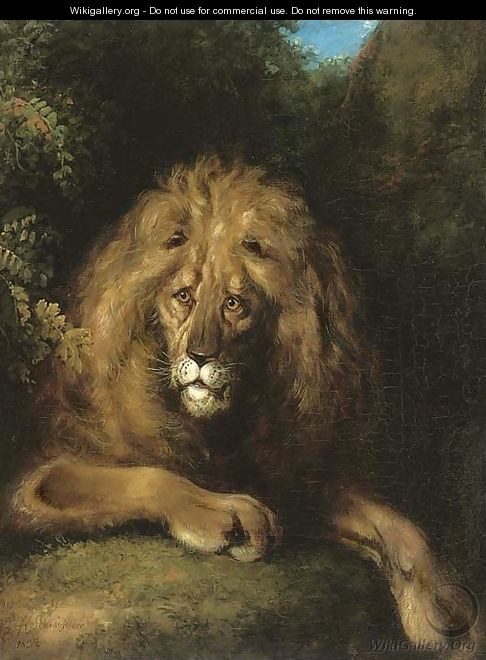 A noble lion - Charles Henry Schwanfelder