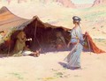 The desert camp - Charles James Theriat