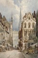 Market stalls, Brussels - Charles James Keats