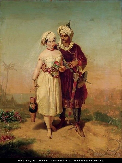 The Courtship - Charles Christian Nahl