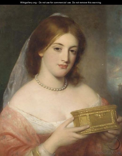A lady with a casket - Charles Baxter