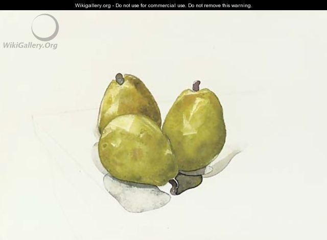 Three Pears - Charles Demuth