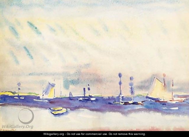 Boats and Sea - Charles Demuth