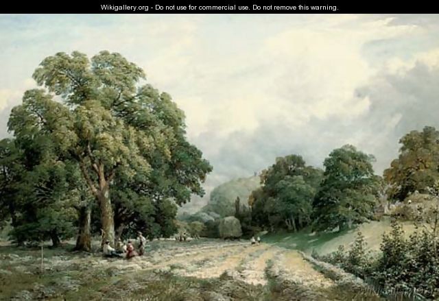 Haymaking in Lewes, Sussex - Charles Grant Davidson