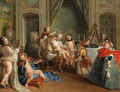 Jeux d'enfants la toilette - Charles-Antoine Coypel