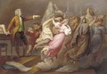 Mozart directing imaginary actors from the operas - Carl Joseph Geiger