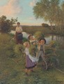 Mischief by the river - Karl von Bergen