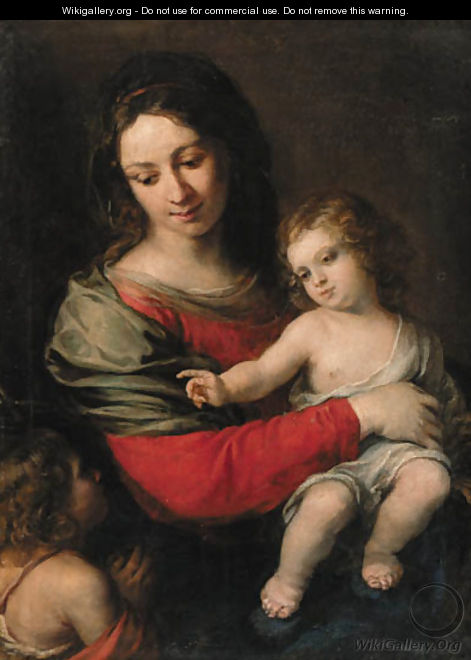 The Madonna and Child with the Infant Saint John the Baptist - Carlo Francesco Nuvolone
