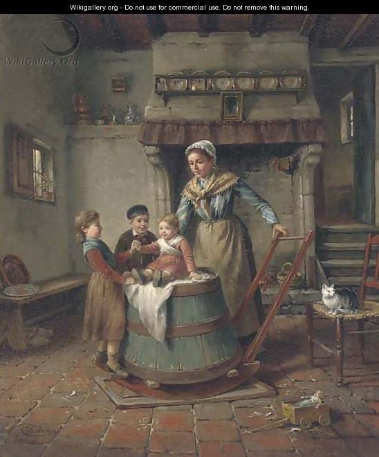 The butter churn - Charles Petit