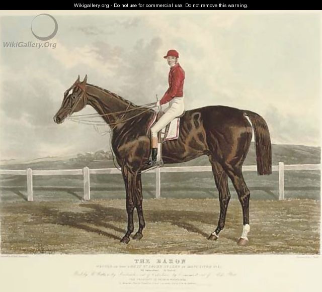 The Baron, winner of the great St. Leger stakes at Doncaster 1845 - Charles Hunt