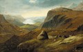 An extensive Highland landscape, thought to be Loch Ness - C. Howe