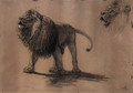 Lion Studies - Briton Rivière