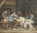 Sheep shearing - Bramine Grandmont-Hubrecht