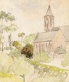 L'eglise de Knokke - Camille Pissarro