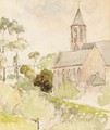 L'eglise de Knokke - Camille Pissarro