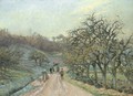 L'allee de pommiers pres d'Osny, Pontoise - Camille Pissarro
