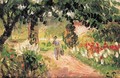 Jardin a Eragny - Camille Pissarro