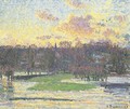 Inondation soleil couchant - Camille Pissarro