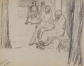 Femmes dans un interieur - Camille Pissarro