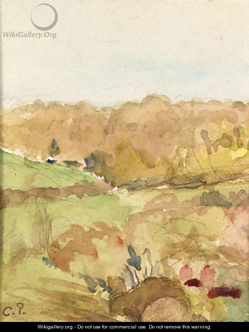 Paysage du Midi (Landscape in the Midi) - Camille Pissarro