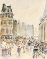 Ludgate Hill - Camille Pissarro