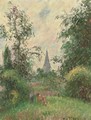 Le clocher de Bazincourt - Camille Pissarro