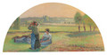La sieste aux champs - Camille Pissarro