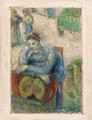 La marchande de potirons, Pontoise - Camille Pissarro