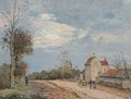 La maison de Monsieur Musy, route de Marly, Louveciennes - Camille Pissarro