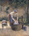 La laveuse (La lessive) - Camille Pissarro