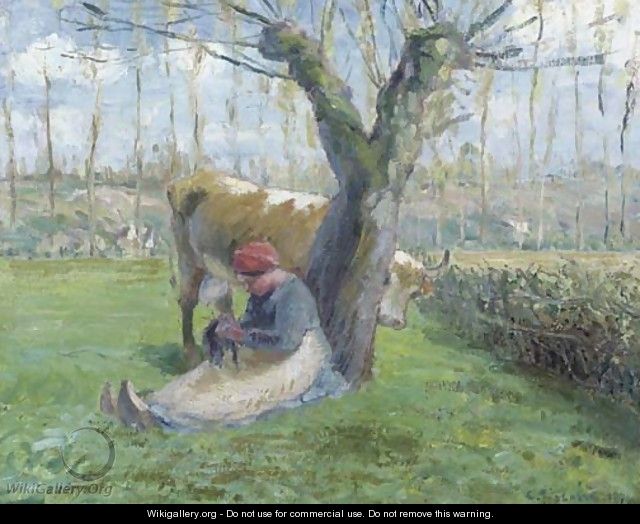 La gardeuse de vache - Camille Pissarro