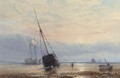 Beached coasters at low tide - Walter William May