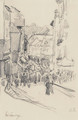 Scene de rue, Lisieux - Camille Pissarro