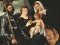The Madonna and Child with Saints Catherine of Alexandria and George - Bernardino Licinio