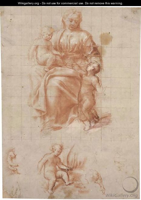 The Madonna and Child - Bernardino Gatti, Il Sojaro
